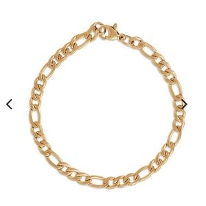 NWT 18k Gold Plated Waterproof Chain Bracelet